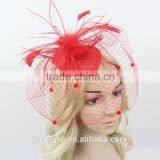 New Coming Hairclip Fascinator Mini Hat With Veiling thumbnail-1
