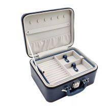 Double-layer Password Jewelry Storage Box Pendant Ring Earring Bracelet Display Portable Pearl Treasure Box thumbnail-2