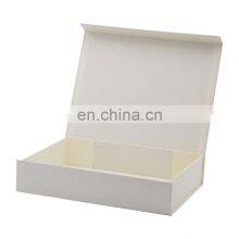 Ready Stock Shallow Ivory Color Custom Printing Magnetic Packaging Gift Box Wholesale thumbnail-2
