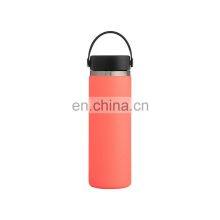 Double Wall Wide Mouth Vacuum Flask Insulated Outdoor Sports Drink Bottle Custom Stainless Steel Water Bottles thumbnail-5