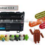 Android 4.4+Capacitive HD Touch Screen+GPS+Radio+WIFI+Bluetooth+USB/SD+AUX+SWC+MIC+9light Color 2din Dvd Player for TOYOTA HILUX