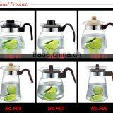 Glass Carafe Manufacturer, Fire Resistant Water Pot, 1.8 Liter Large Coffee & Tea Pot thumbnail-6