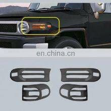 ABS Auto Light Covers for FJ Cruiser Black MOQ 10sets Headlight Cover for FJ Cruiser Accessories thumbnail-4