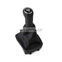 5 Speed Car Leather New Design Gear Shift Knob Boot Cover FOR VW Polo 9N 9N2 2002-2009 Gear Knob thumbnail-2