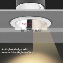 Indoor Bar Kitchen Bedroom Ceiling Recessed Mount 7W 9W 12W COB Aluminum LED Spotlight Prices thumbnail-3