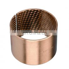 TCB900 Agriculture and Hoisting Machine Wrapped Bronze Bushing Composed of CuSn8P Copper Alloy with Oil Socket DIN1494 Standard