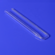 Transparent U Shape Quartz Test Tube Fused Glass Sampling Tube for BET Chemical Analysis thumbnail-3