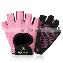 Professional Gym Fitness Gloves Power Weight Lifting Women Men Workout Bodybuilding Half Finger Hand Protector Gloves thumbnail-1