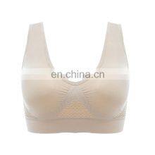 Low Price Hot Wireless Gather Thin Cup Brassiere Seamless Sexy Women Bra Girls Cotton Bra thumbnail-1