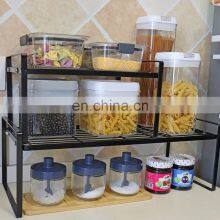 Multinational Plate Counter Microwave Oven Cabinet Pantry Storage Shelf Rack Kitchen Organizer thumbnail-4