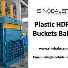 Plastic HDPE Buckets Baler, Plastic Buckets Baling Press Machine thumbnail-1