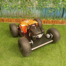 Robot Lawn Mower for Hills, China Remote Control Mower Price, Tracked Remote Control Lawn Mower for Sale thumbnail-1