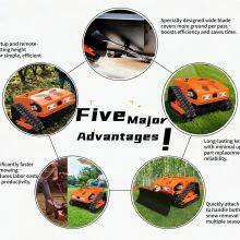 Radio Controlled Mower With 24V Brushless Motor & 224cc Single Cylinder Engine Capable of 35° Slope Climbing by Vigorun thumbnail-5