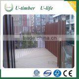 2016 new waterproof nice garden wpc railing wpc fence factory