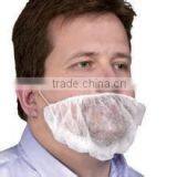Adult Food Safety Industry Disposable Non-woven PP Beard Cover 16" White