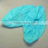 Machine-made Disposable CPE PE plastic shoe cover shoecovers green blue white