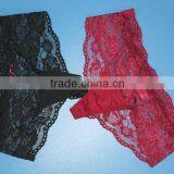 Wholesale Black Transparent Panty,sexy Lace Underwear Nighty Wear thumbnail-5