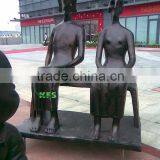 Bronze Abstract Figures Sculpture