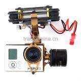 Gopro Platform Shaft Full Carbon Fiber Kit for GoPro 3 Hero 3 Carmera 2PCS of 2208 Brushless Motor thumbnail-1