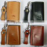 Brown leather dart case for dart game
