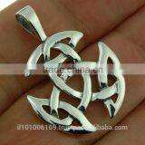 Silver Celtic Knot Pendant, Pn025 thumbnail-2