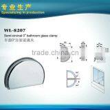 Semi-circinal 0 Degrees Bathroom Glass Door Clamp Glass Door Hinge thumbnail-1