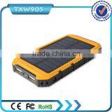 10000mAh Solar Panel Power Bank Mobile Power Bank With Dual USB thumbnail-3