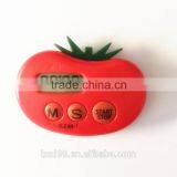 New Style Custom Tomato Orange Fruit Electronic Count Time Timer / Count Up/down Household Necessary and Promotional Items thumbnail-4