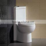 UK standard bathroom corner design ceramic two piece toilet/toilet seat(BSJ-T030)