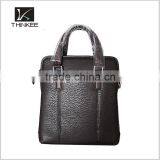 2016 New Design Promotional Fashion Oem Custom Promotion Tote Bag Men Leather Handbag