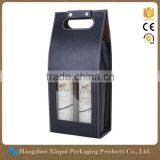 Custom Cardboard Black Wine Carrier thumbnail-1