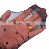 4288-1 Flower Jacquard Women Nylon Lace Ankle Socks thumbnail-1