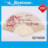 Hot Sale Popular Souvenir Wooden Fold Hand Fan thumbnail-1