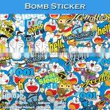 HD-035 CARLIKE Air Free MashiMaro Decorative Vinyl Bomb Sticker For Car Wrapping thumbnail-6