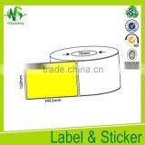 Customed Rolled Label Blank Sticker Label