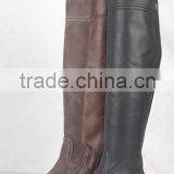 European Newest Leather Boots,Pointed Toe Women Flat Boots thumbnail-1