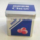 Picturesque Blueberry Picture Printing Metal Tea Tin Box