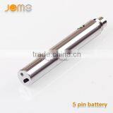 2015 newest generation e-cigarette battery micro 5 Pin USB battery from Jomo