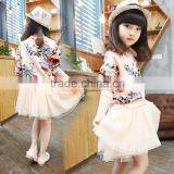 2015 new fashion korea casual print dress girl