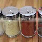 Home Use Clear Seasoning Power Glass Bottles, Spice Shaker thumbnail-4