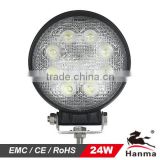 Car accessories, 24W round hot car LED work light HML-0424