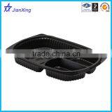 Black Rectangular Plastic Microwavable Container thumbnail-1