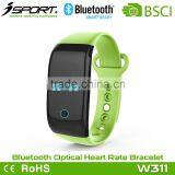 Waterproof Green-Ray Optical Pedometer Wrist Heart Rate Monitor thumbnail-4