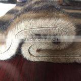 Printed Stripe Fake Fur Fabric thumbnail-3