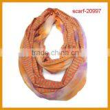 Very Beautiful European Loop Scarf, Chevron Infinity Scarf