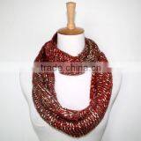 New Arrival Cheap Knitted Warmer Neck Multicolor Round Neck Scarf Wholesale