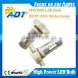 80W 1000 Lumen White Bulbs, High Power LED 5202 Fog Driving Light Bulb H16 PS24W