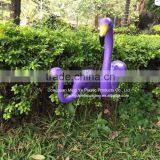 Plastic Purple Flamingo Garden Yard and Lawn Art Ornament Wedding Ceremony Decoration Animal Bird Figurine thumbnail-4