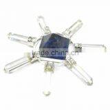 Wholesale Of Chakra Energy Generator : Lapis Lazuli Pyramid Crystal 7 Point Energy Generator Tool