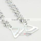 Adjustable 2pcs Double Rows Crystal Diamante Rhinestone Bra Shoulder Straps Belt thumbnail-1